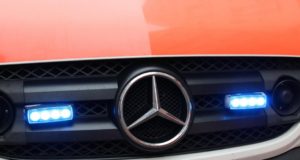 Rettungswagen im Einsatz (Symbolbild)