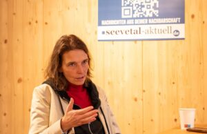 Svenja Stadler (SPD) im Gespräch mit seevetal-aktuell.de. Foto: JOTO
