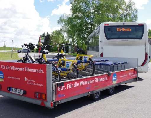 Der Elb-Shuttle. Foto: Annika Paulini