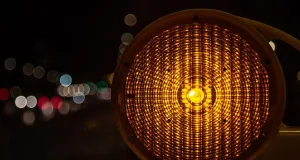 Baustellenabsicherung bei Nacht. Foto: Symbolbild