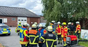 Einsatzkräfte aus Niedersachsen und Hamburg waren gemeinsam vor Ort. Foto: Hamann