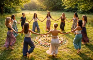 Meditativer Kreistanz lädt nach Fleestedt ein Kreistanz. Foto: Symbolbild